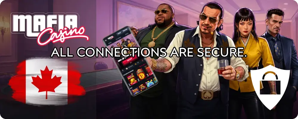 End-to-end encrypted connection Mafia Casino